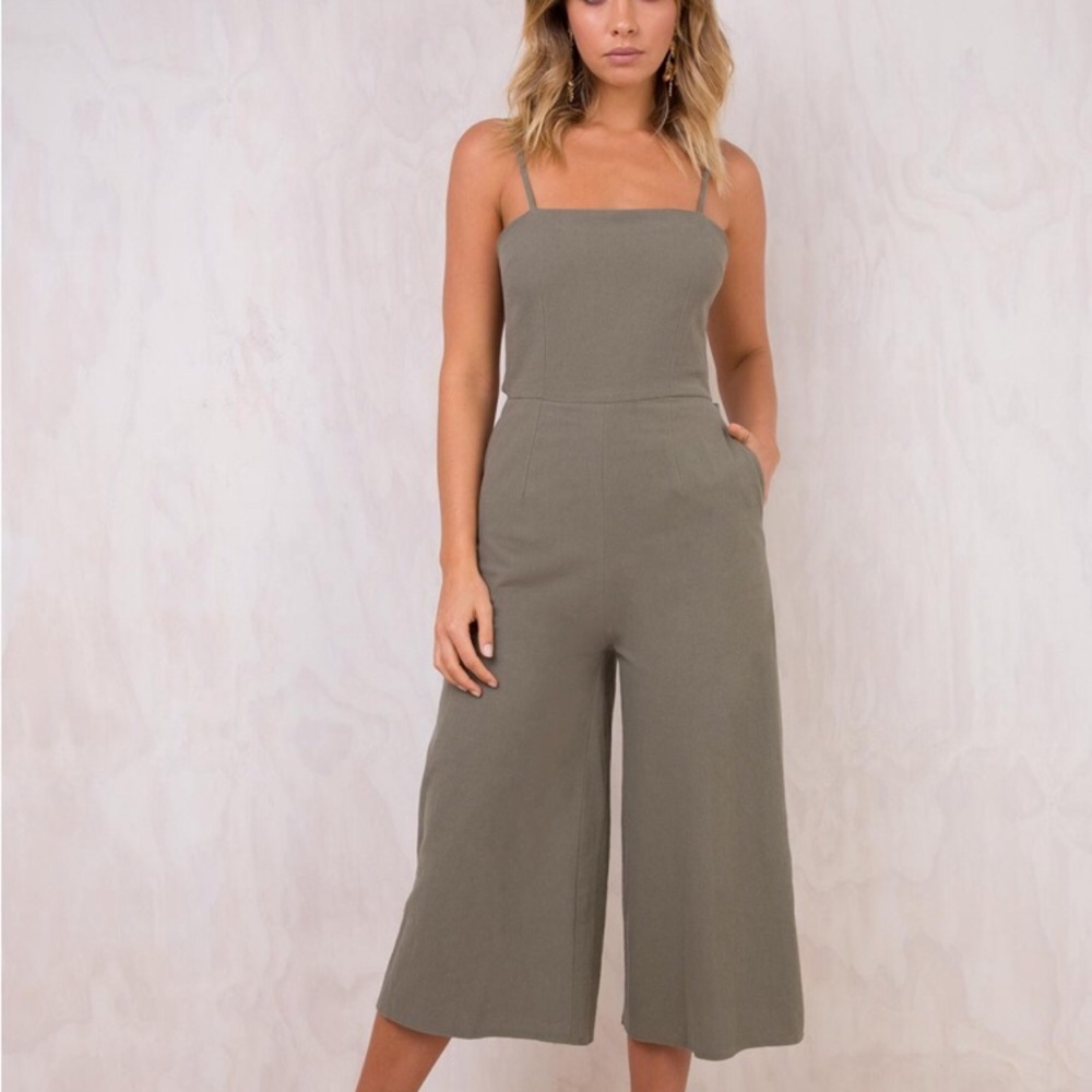 princess polly olive jumpsuit